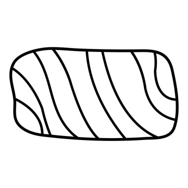 Somon simgesi, anahat stili