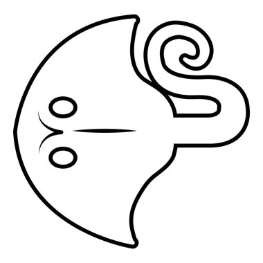 Stingray simgesi, anahat stili