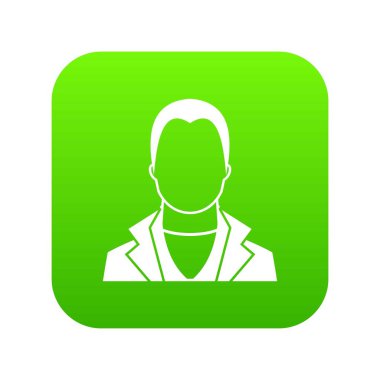 Kullanıcı simgesi dijital yeşil