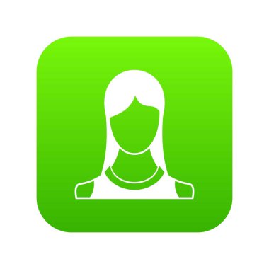 Kadın simgesi dijital yeşil