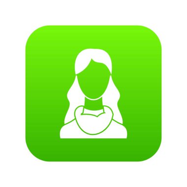 Kadın simgesi dijital yeşil