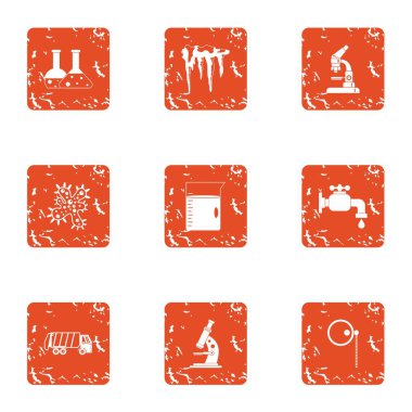 Bilim Şehir simgeler kümesi, grunge tarzı