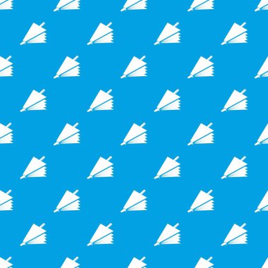 Yangın körük desen vektör kesintisiz mavi