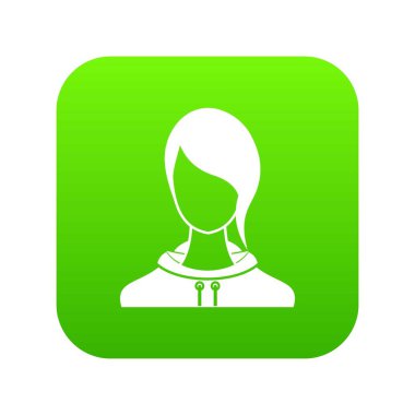 Kadın simgesi dijital yeşil