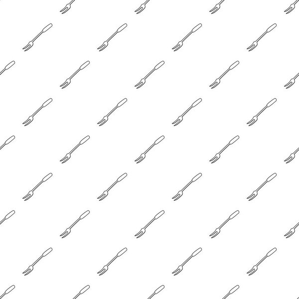 Barbecue fork pattern vector seamless