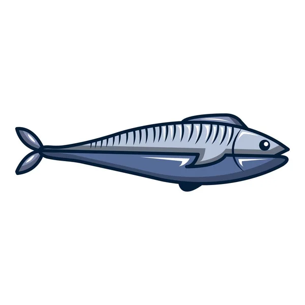 Ikona ryby, styl kreskówki — Wektor stockowy