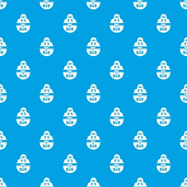Mole motif vecteur sans couture bleu — Image vectorielle