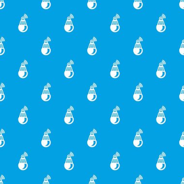 Ampul desen vektör kesintisiz mavi