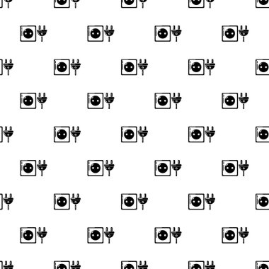 Elektrik prizine tasarlamak vektör sorunsuz