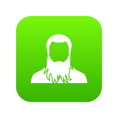 Kullanıcı simgesi dijital yeşil