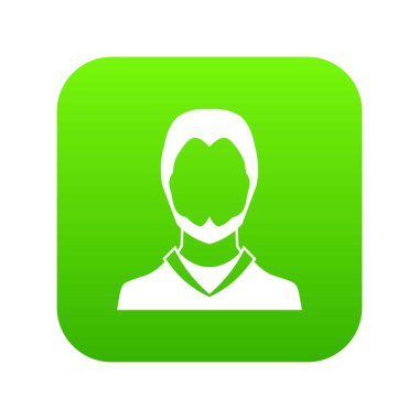 Kullanıcı simgesi dijital yeşil