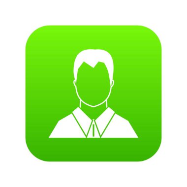 Kullanıcı simgesi dijital yeşil