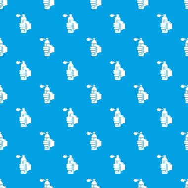 Sprey böcekler desen vektör kesintisiz mavi