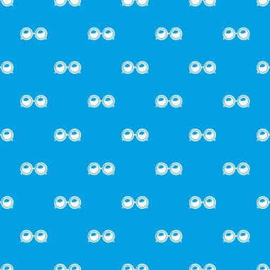 Gözlük desen vektör kesintisiz mavi