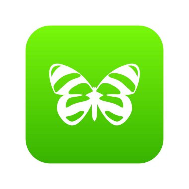 Kelebek simgesi dijital yeşil