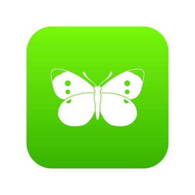 Kelebek simgesi dijital yeşil