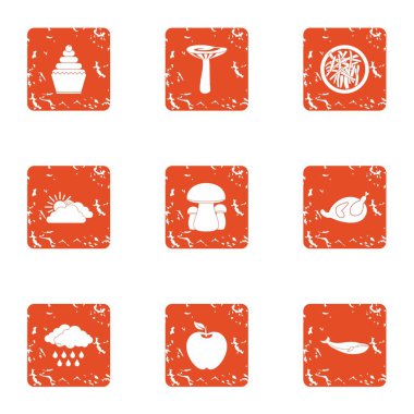 Garip puding simgeler kümesi, grunge tarzı