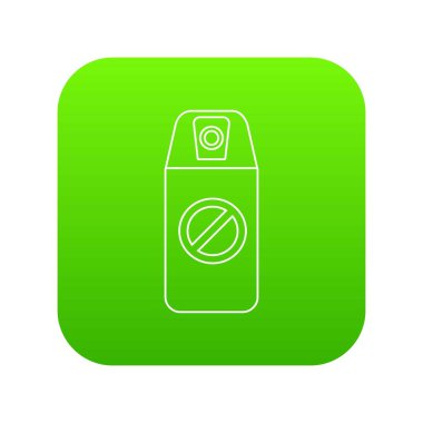 Sivrisinek yeşil simge vektör sprey