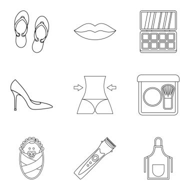 Gal Icons set, anahat stili