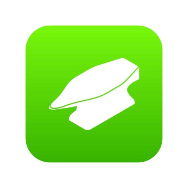 Örs yeşil simge vektör