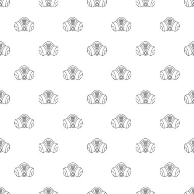 Gaz maskesi tasarlamak vektör sorunsuz