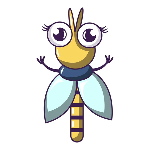 Small dragonfly icon, cartoon style — Stock Vector