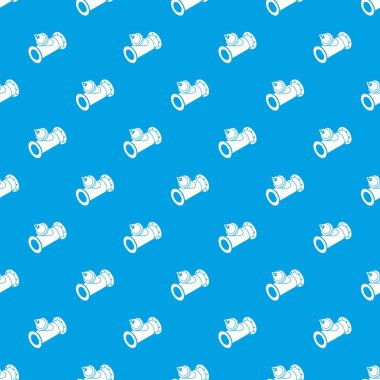Musluk boru desen vektör kesintisiz mavi