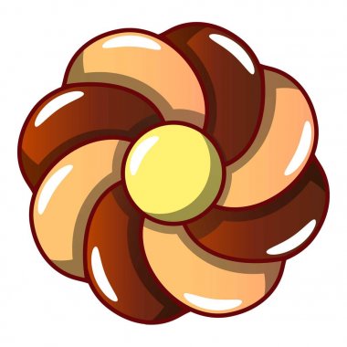 Çikolata Bisküvi simgesi, karikatür tarzı