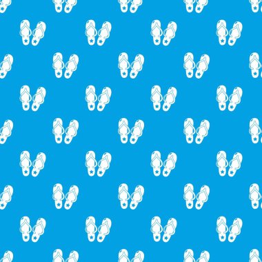 Flip flop desen vektör kesintisiz mavi