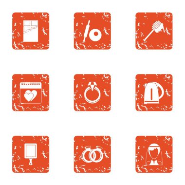 Büyüleyici simgeler kümesi, grunge tarzı