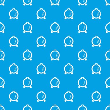 Ayna Çerçeve desen vektör kesintisiz mavi