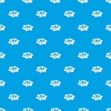 Daire dokunun gaz desen vektör kesintisiz mavi