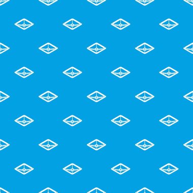 Kare dokunun gaz desen vektör kesintisiz mavi