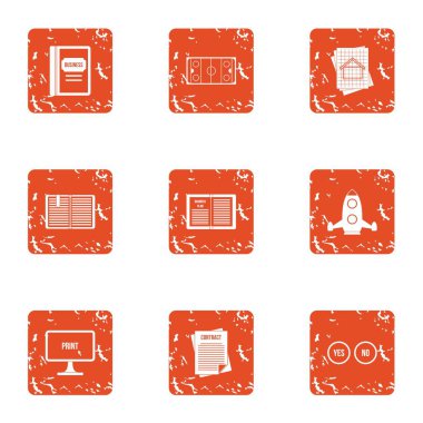 Sözleşme simgeler kümesi, grunge tarzı kadar başlatmak