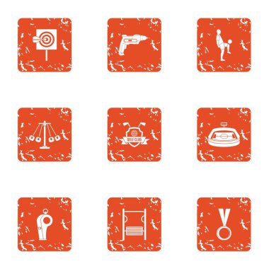 Futbol yöneticisi simgeler kümesi, grunge tarzı