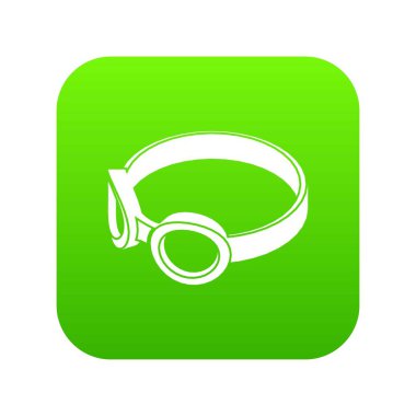 Maske yeşil simge vektör kaynak gözlük