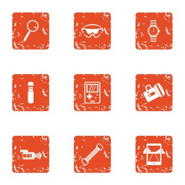 Açık Rekreasyon simgeler kümesi, grunge tarzı