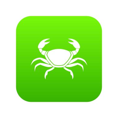 Taze Yengeç simgesi dijital yeşil