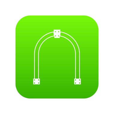 Kemer simgesi dijital yeşil