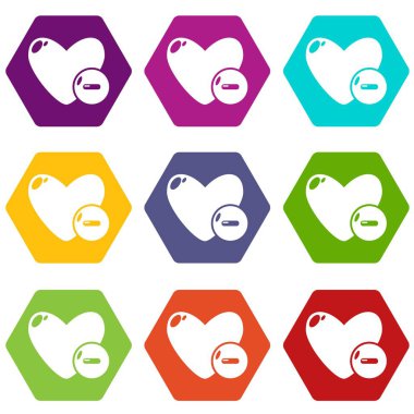 Simgeler kümesi 9 vektör sevmemek