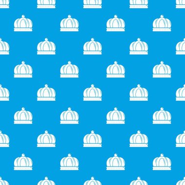 İmparatorluk tacı desen vektör kesintisiz mavi