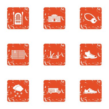 Periferik şehir simgeler kümesi, grunge tarzı