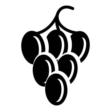 Tatlı üzüm simgesi, basit tarzı