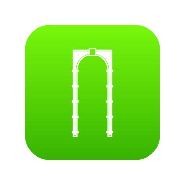 Kemer simgesi dijital yeşil