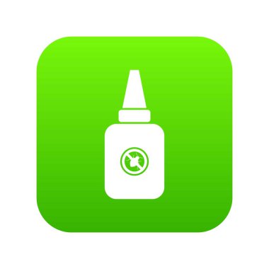 Evde böcek ilacı simgesi dijital yeşil