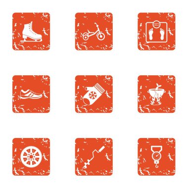 Geçen yaşam simgeler kümesi, grunge tarzı