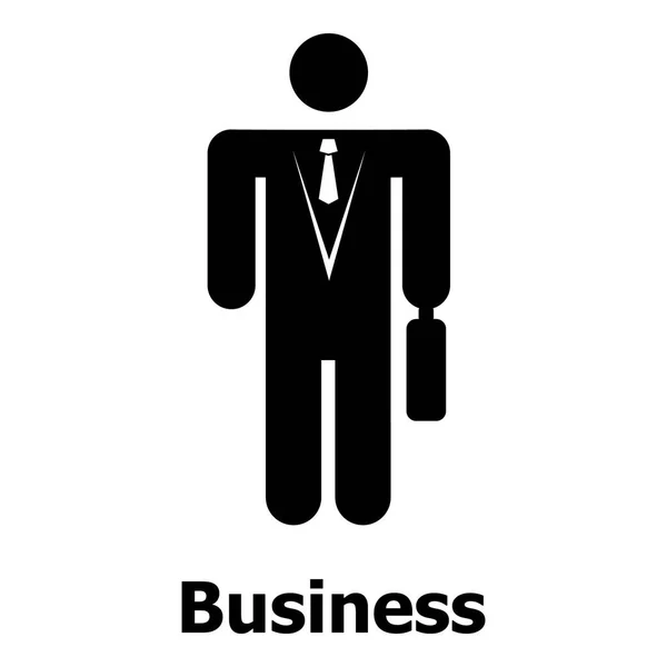 Icono de negocio, estilo simple — Vector de stock