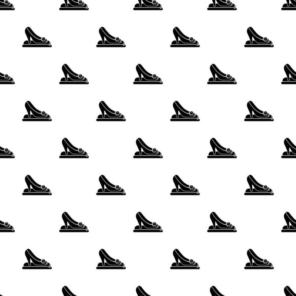 Princess shoes pattern vector seamless