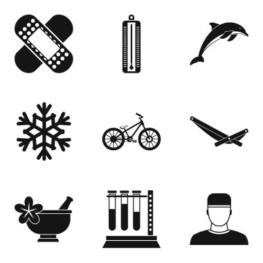 Vücut koruma simgeler kümesi, basit tarzı