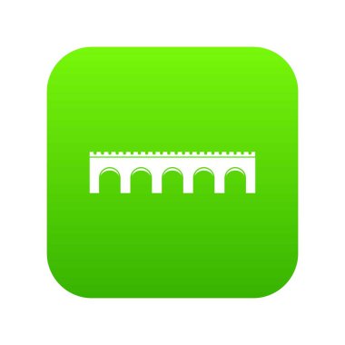 Köprü simgesi dijital yeşil